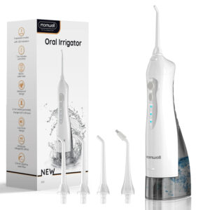 Oral Irrigator USB Rechargeable Water Flosser 300ML White